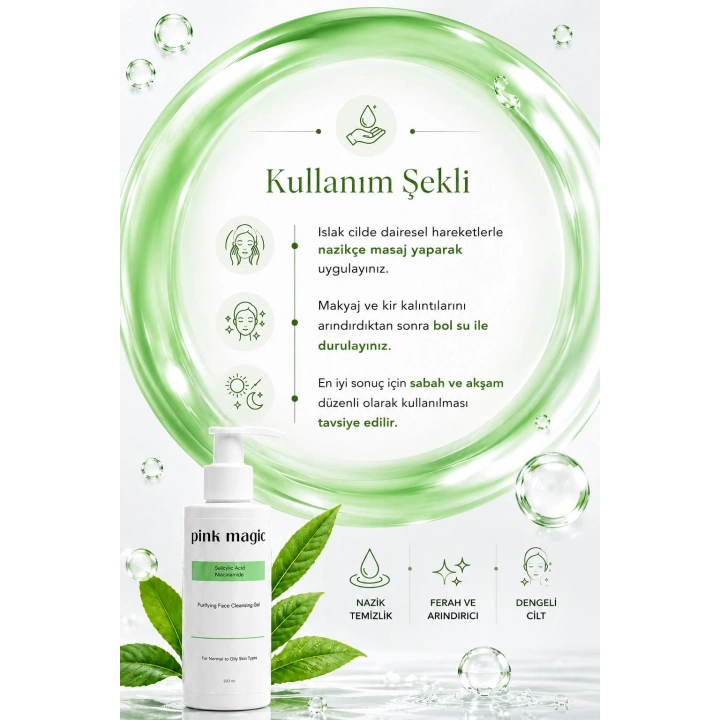 Arındırıcı Yüz Temizleme Jeli - Normal, Karma ve Yağlı Ciltlere Özel