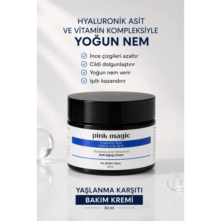 Yaşlanma ve Kırışıklık Karşıtı Besleyici ve Nemlendirici Yüz Kremi
