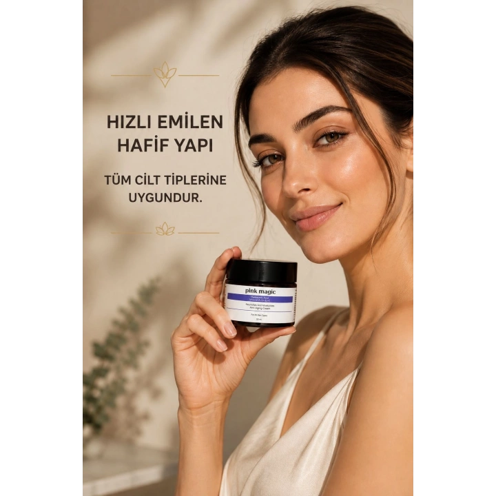 Yaşlanma ve Kırışıklık Karşıtı Besleyici ve Nemlendirici Yüz Kremi