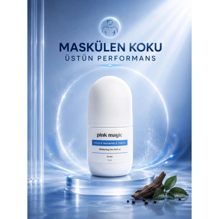 Ter Önleyici & Beyazlatıcı Erkek Deo Roll-on