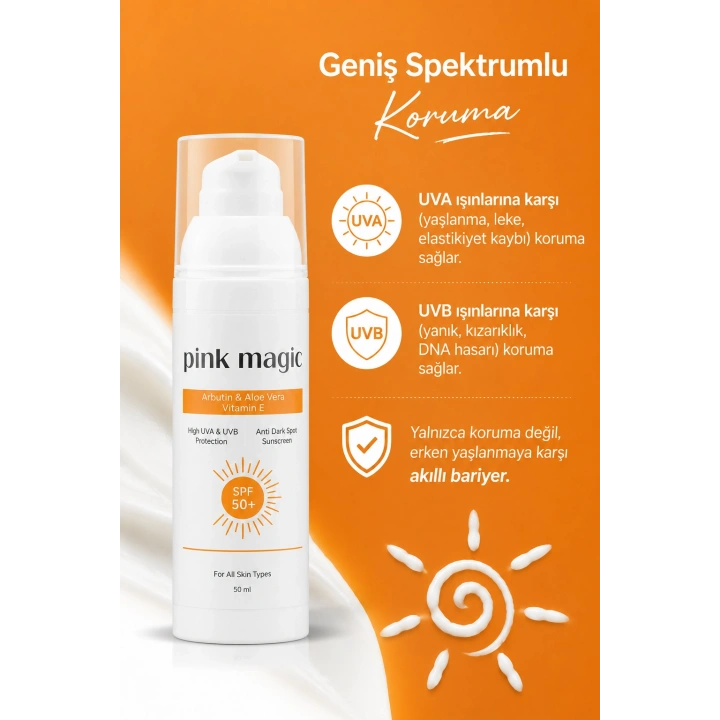 Leke Karşıtı & Aydınlatıcı Yüz Güneş Kremi / SPF 50+