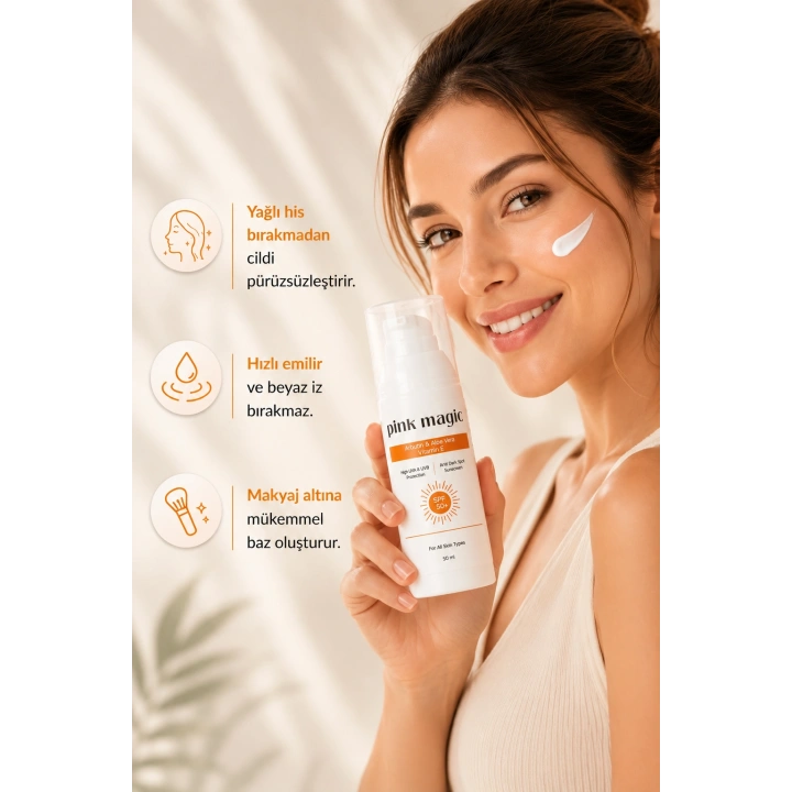 Leke Karşıtı & Aydınlatıcı Yüz Güneş Kremi / SPF 50+