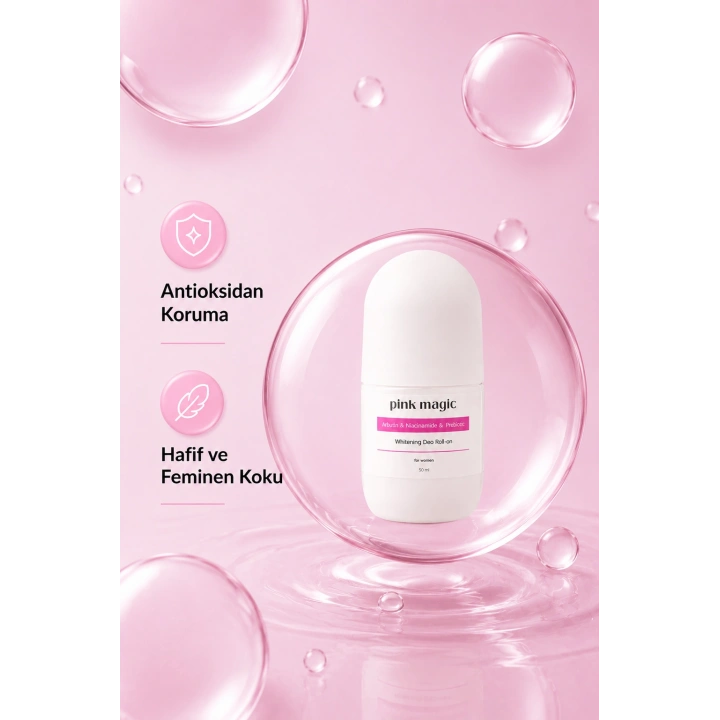 Ter Önleyici & Beyazlatıcı Kadın Deo Roll-on