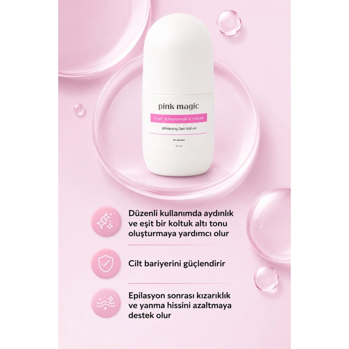 Ter Önleyici & Beyazlatıcı Kadın Deo Roll-on