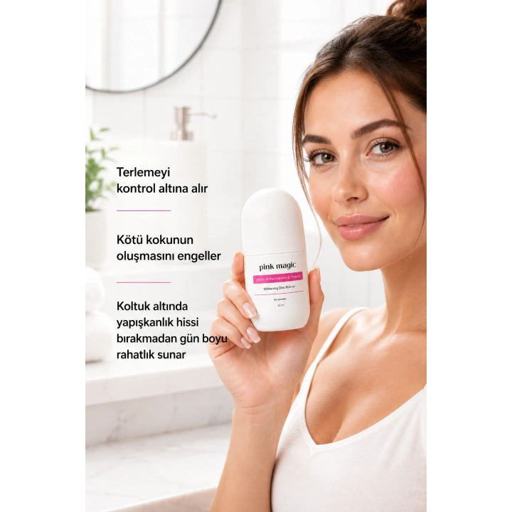 Ter Önleyici & Beyazlatıcı Kadın Deo Roll-on