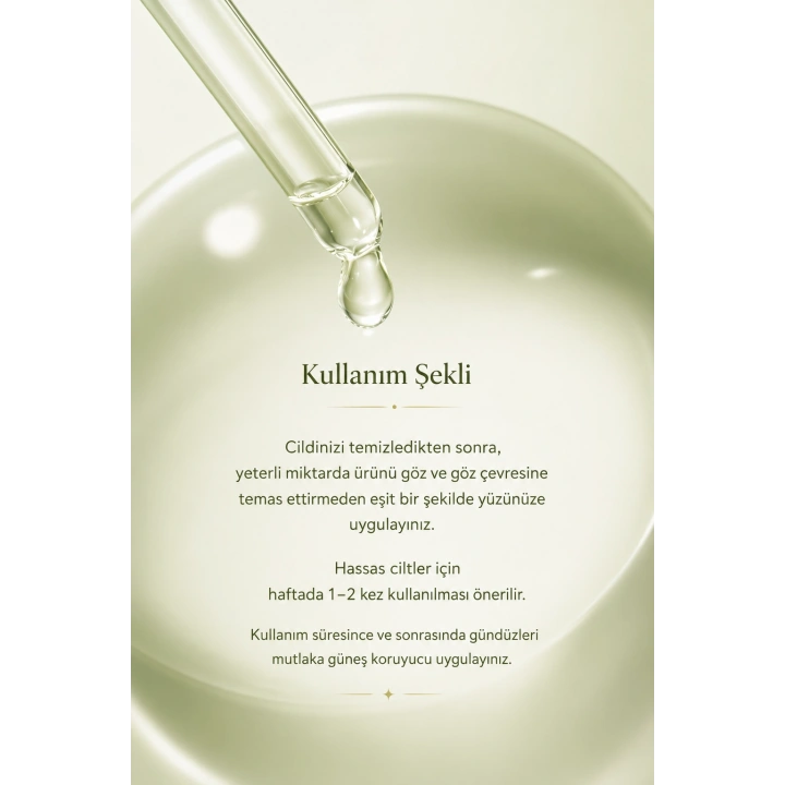 %8 AHA & %2 BHA Peeling Serum - Cilt Tonu Eşitleyici & Yenileyici & Canlandırıcı