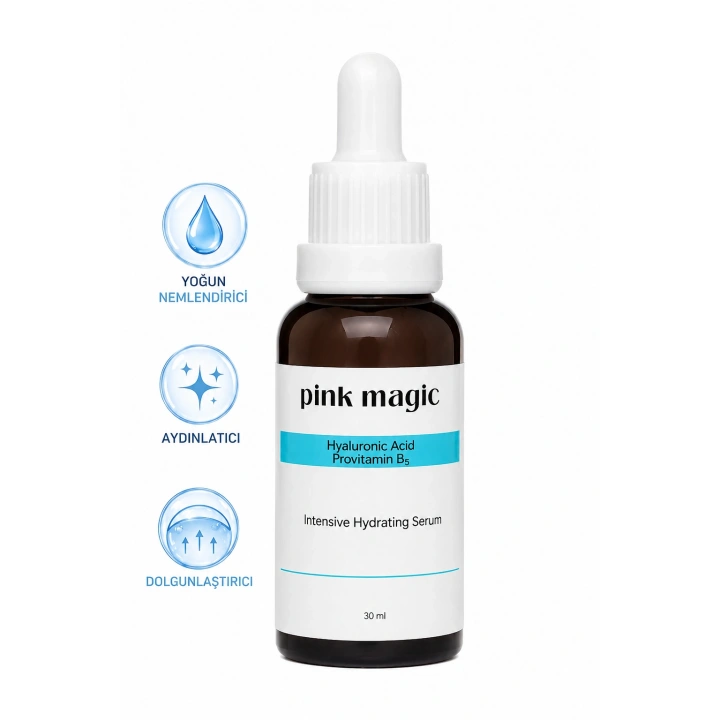 Yoğun Nemlendirici Hyaluronik Asit Serum - Aydınlatıcı & Dolgunlaştırıcı