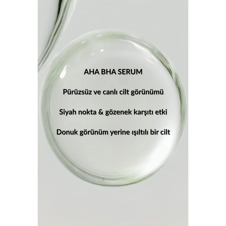 AHA & BHA Peeling + Hyalüronik Asit Serum Seti | Cilt Yenileyici, Ton Eşitleyici, Aydınlatıcı & Dolgunlaştırıcı Bakım