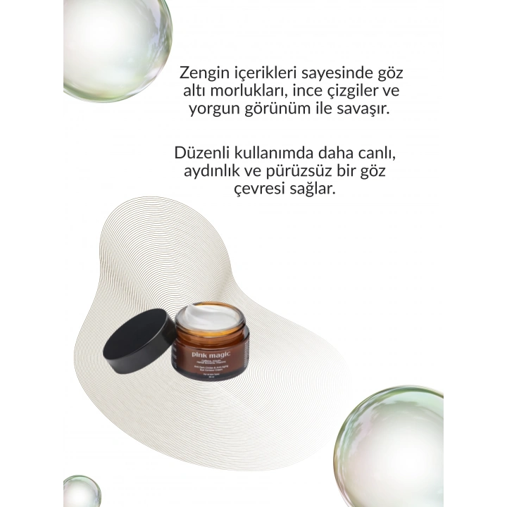 Göz Çevresi Bakım Kremi / Kırışıklık & Morluk & Şişkinlik Karşıtı / Aydınlatıcı & Onarıcı