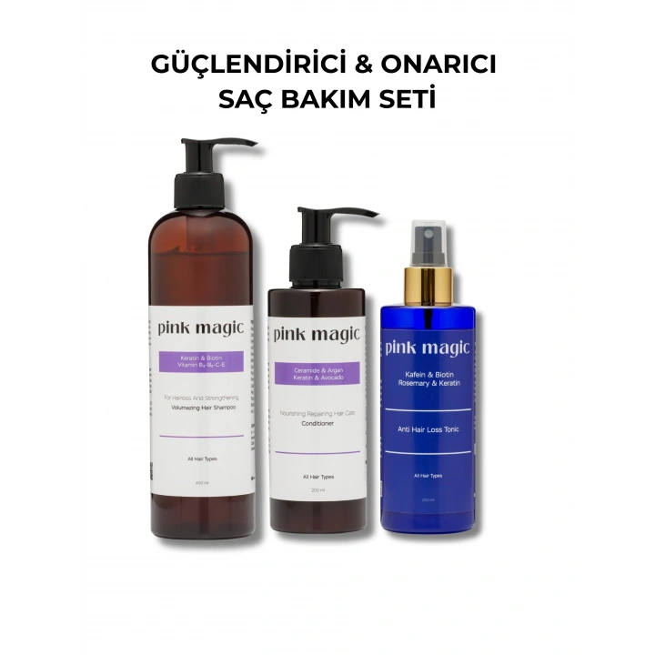 Güçlendirici ve Onarıcı Saç Bakım Seti