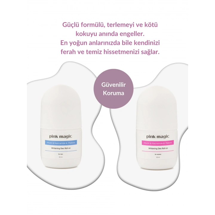 İkili Ter Önleyici & Beyazlatıcı Deo Roll-on Seti