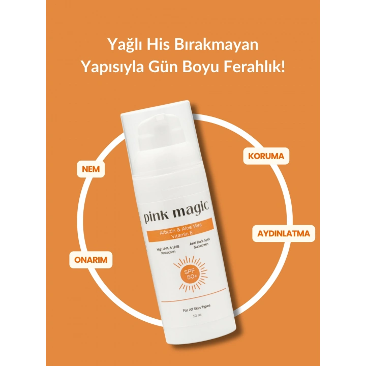 Leke Karşıtı & Aydınlatıcı Yüz Güneş Kremi / SPF 50+