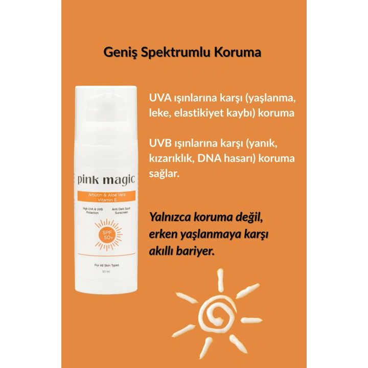 Leke Karşıtı & Aydınlatıcı Yüz Güneş Kremi / SPF 50+