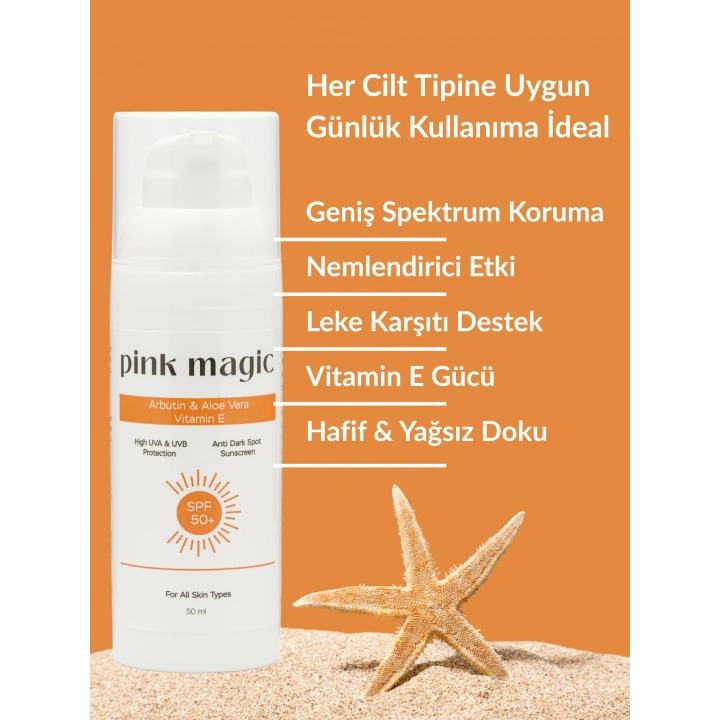 Leke Karşıtı & Aydınlatıcı Yüz Güneş Kremi / SPF 50+