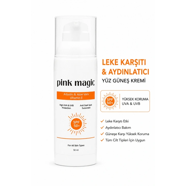 Leke Karşıtı & Aydınlatıcı Yüz Güneş Kremi / SPF 50+