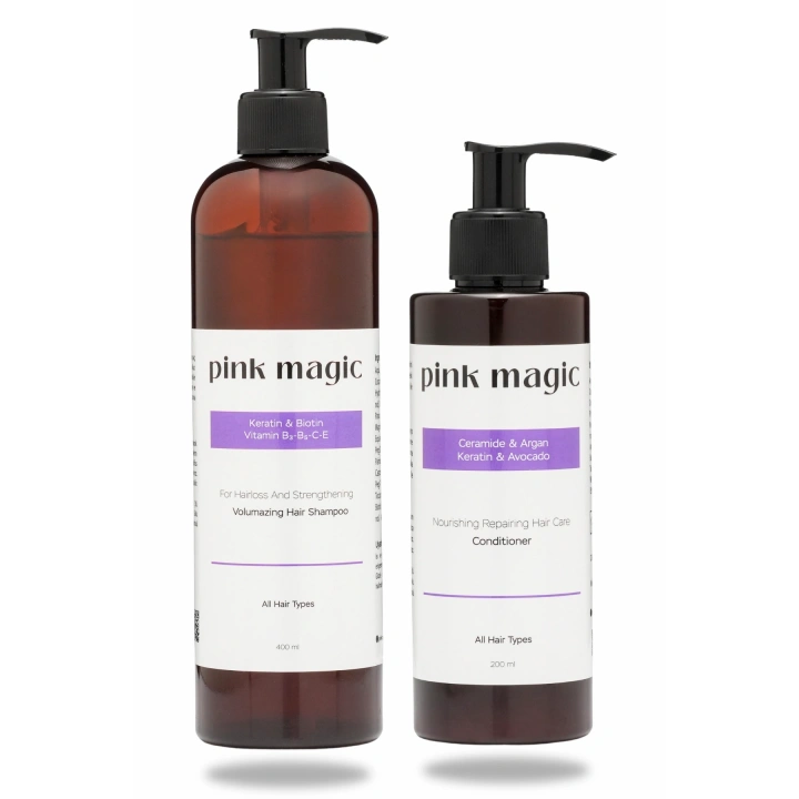 Saç Bakım Seti - Dökülme Karşıtı Şampuan & Onarıcı ve Besleyici Saç Bakım Kremi