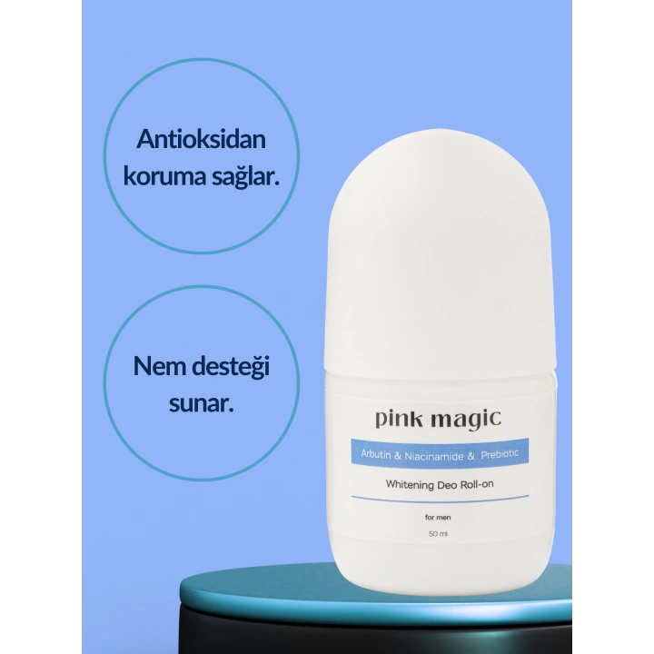 Ter Önleyici & Beyazlatıcı Erkek Deo Roll-on
