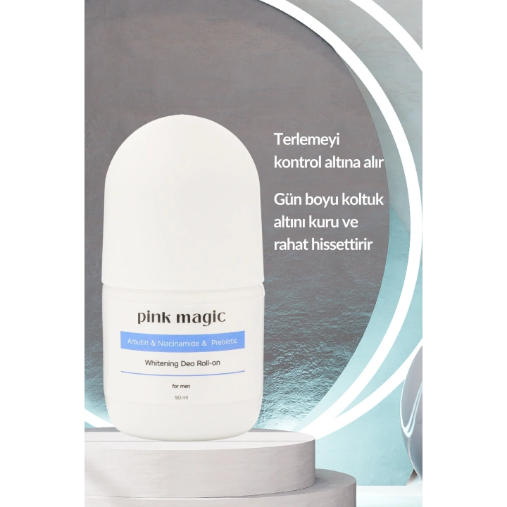 Ter Önleyici & Beyazlatıcı Erkek Deo Roll-on