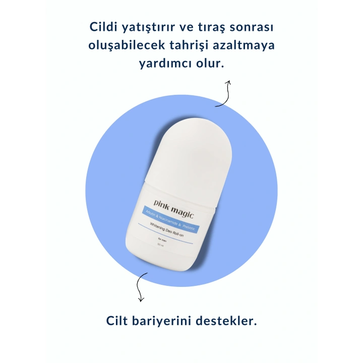 Ter Önleyici & Beyazlatıcı Erkek Deo Roll-on