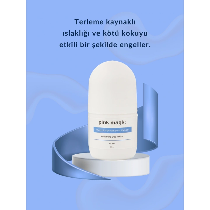 Ter Önleyici & Beyazlatıcı Erkek Deo Roll-on