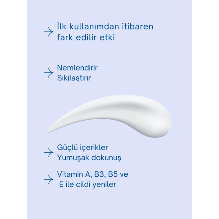 Yaşlanma ve Kırışıklık Karşıtı Besleyici ve Nemlendirici Yüz Kremi