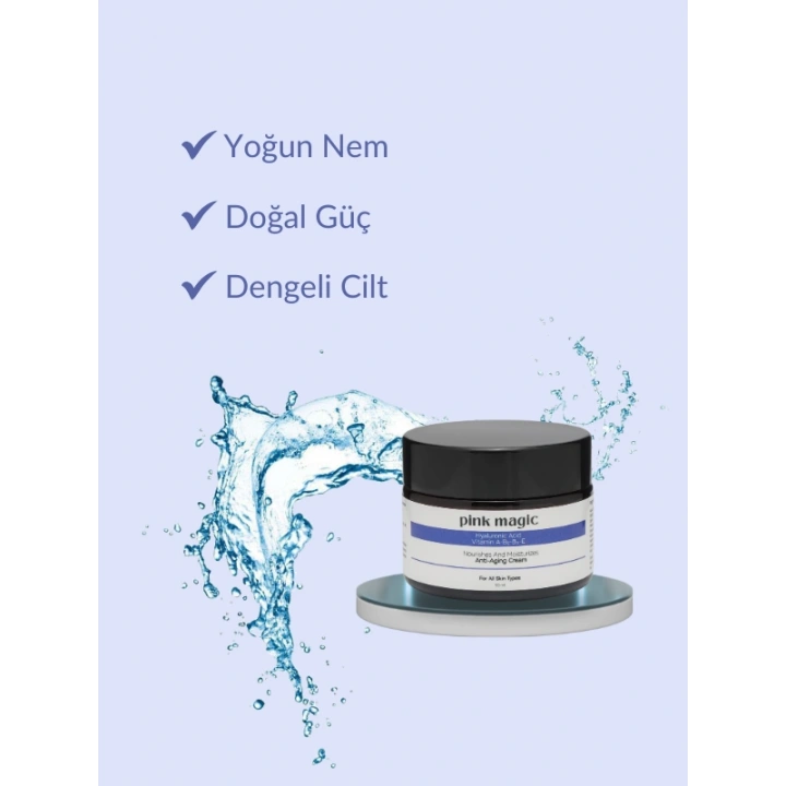 Yaşlanma ve Kırışıklık Karşıtı Besleyici ve Nemlendirici Yüz Kremi