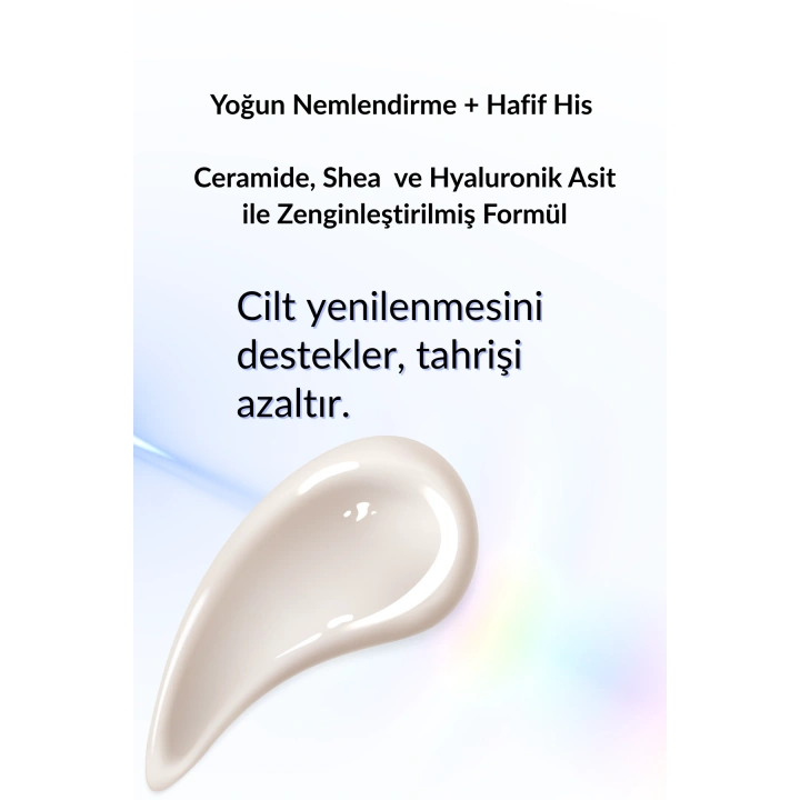 Yoğun Nemlendirici El Bakım Kremi - Hyaluronik Asit, Ceramide, Shea