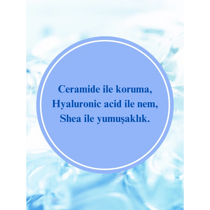 Yoğun Nemlendirici El Bakım Kremi - Hyaluronik Asit, Ceramide, Shea