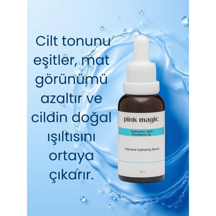 Yoğun Nemlendirici Hyaluronik Asit Serum - Aydınlatıcı & Dolgunlaştırıcı