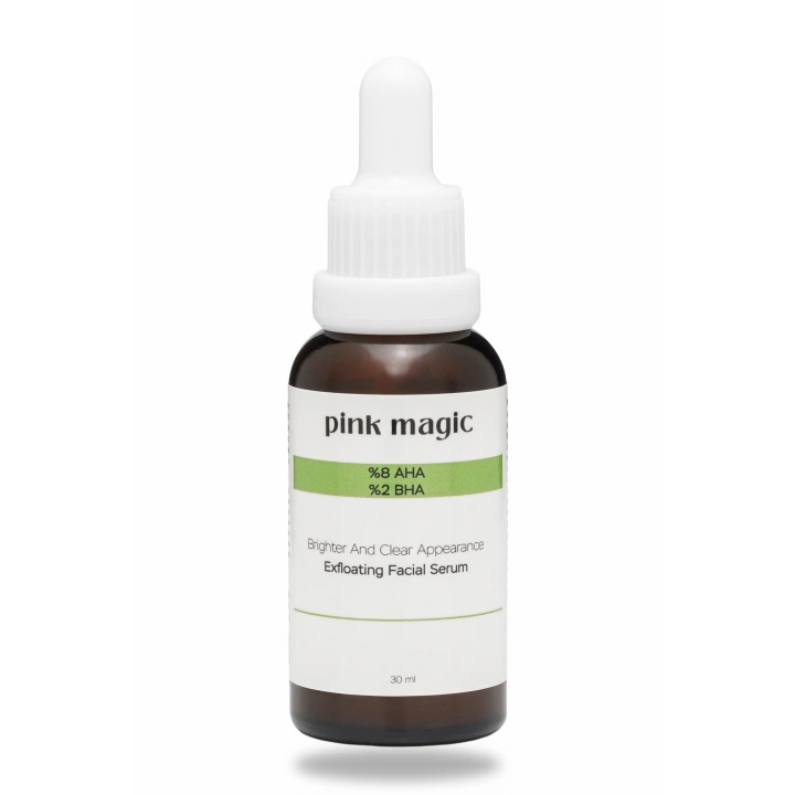 %8 AHA & %2 BHA Peeling Serum - Cilt Tonu Eşitleyici & Yenileyici & Canlandırıcı
