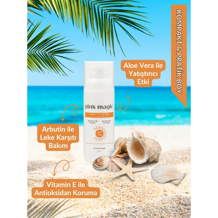Leke Karşıtı & Aydınlatıcı Yüz Güneş Kremi / SPF 50+