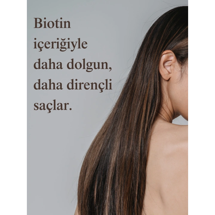 Saç Dökülmesine Karşı Güçlendirici Bakım Şampuanı - Hızlı Uzamaya Yardımcı Keratin & Biotin Özlü