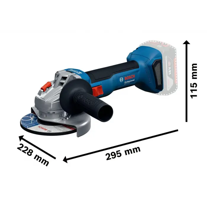 Bosch GSR 18v-45 + Bosch GWS 18v-8 + Bosch GBH 18v-22 3x4.Ah Set 0615A5007L