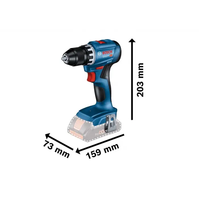 Bosch GSR 18v-45 + Bosch GWS 18v-8 + Bosch GBH 18v-22 3x4.Ah Set 0615A5007L