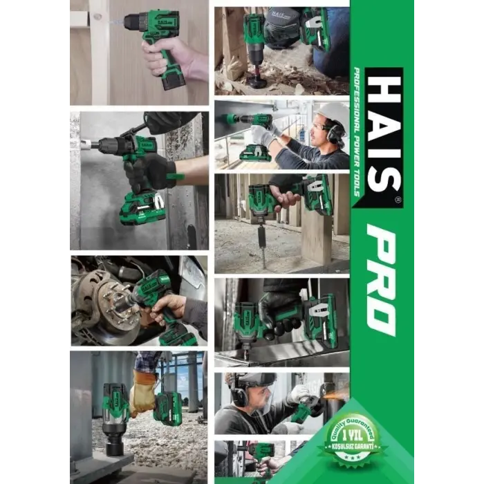 Haispro RB-SD1608-L Darbeli Vidalama Matkap 16 V 2.0 Ah 180nM