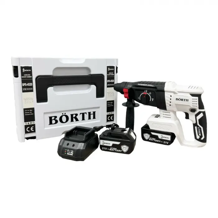 Börth Akülü 3-Lü Set Hilti & Taşlama & Torklu Vidalama