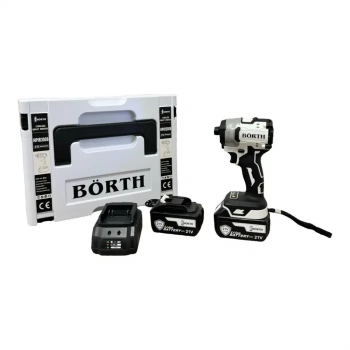 Börth Akülü 3-Lü Set Hilti & Taşlama & Torklu Vidalama