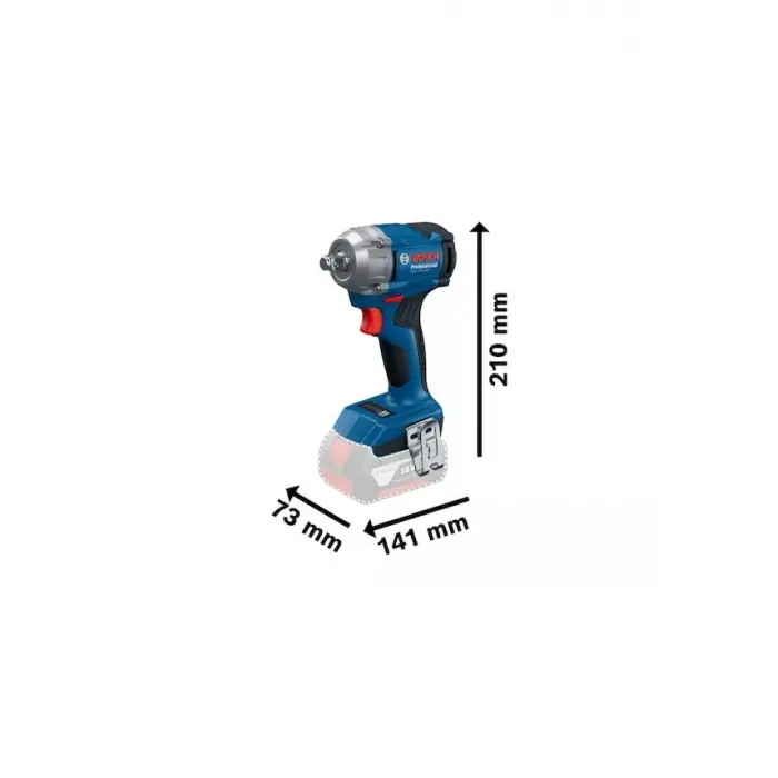 Bosch Profesyonel Gds 18V-350 4 Ah Çift Akülü Darbeli Somun Sıkma Makinesi 06019M5021