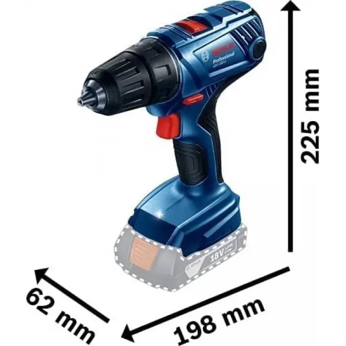 Bosch Gsr 180-li Akülü Delme Vidalama (2x2.0Ah)