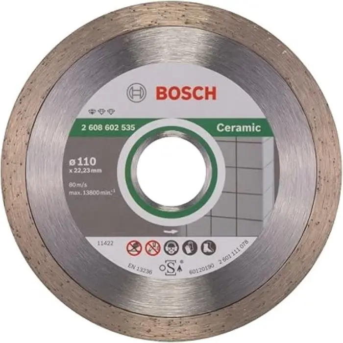 Bosch Professional Accessories elmas kesme diski, standart seramik için, 2608602535