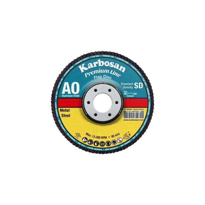 Karbosan 982980 Premium Line AO SD Flap 60 Kum Disk Zımpara