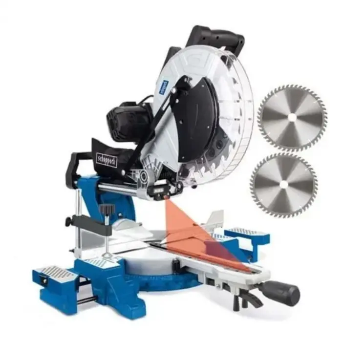SCHEPPACH HM140L Gönye Kesme Makinası 254 mm Elektrikli Testere Marangoz Tezgah Tipi Açılı Kesim