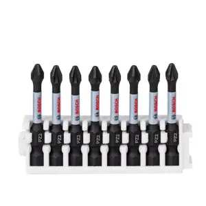 Bosch 8xPZ2 Impact Control Vidalama Ucu Paketi 8 Parça
