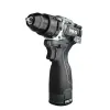 Voltz VZDR-16I Akülü Darbeli Maktap - 50NM - Kömürsüz - Ağır Hizmet - 10 mm Metal Mandren - LED Işık - Aya