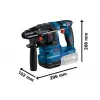 Bosch GSR 18v-45 + Bosch GWS 18v-8 + Bosch GBH 18v-22 3x4.Ah Set 0615A5007L