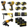 Dewalt 18V 4lü Set (Darbesiz Matkap, Torklu Vidalama, Taşlama, Kırıcı-Delici, 4 Akü, 2 Şarj Cihazı) 1 18V 4lü Set (Darbesiz Matkap, Torklu Vidalama, Taşlama, Kırıcı-Delici, 4 Akü, 2 Şarj Cihazı) 2 18V 4lü Set (Darbesiz Matkap, Torklu Vidalama, Taşlama,