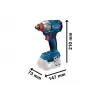 Bosch GDX 18V-285 Akülü Darbeli Somun Sıkma Solo (Akü Ve Şarj Aleti Dahil Değil)
