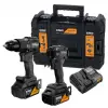 Dewalt Mclaren DCK22222MP2T Akülü İkili Set DCD86M + DCF86M (5,0 Ah Çift Akülü)