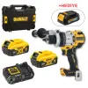 DEWALT DCD1007P2 18V XR Kömürsüz Darbeli Matkap 2x5.0Ah Akü + Şarj + TSTAK Çanta + DCBP034 POWERSTACK Akü HEDİYE