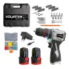 Volartan  VTX-1010 Kömürsüz Çift Akülü Darbeli Vidalama